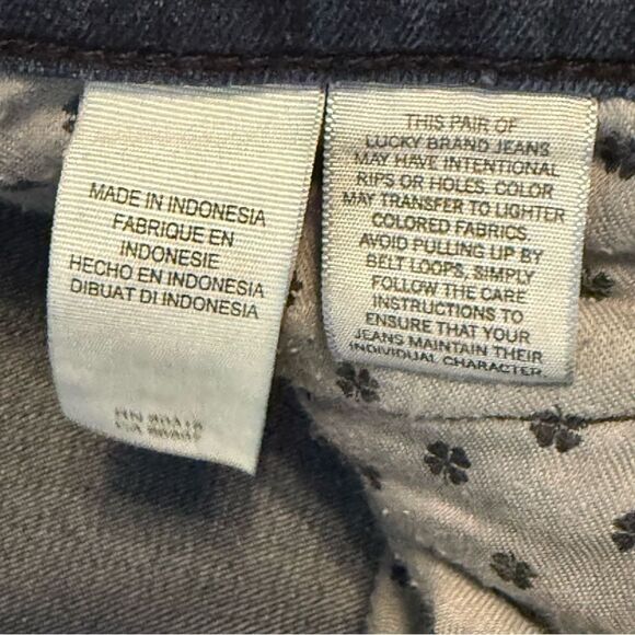 Lucky Brand Blue Denim Zip Pocket Brooke Legging Jean Size 25 - Picture 9 of 9